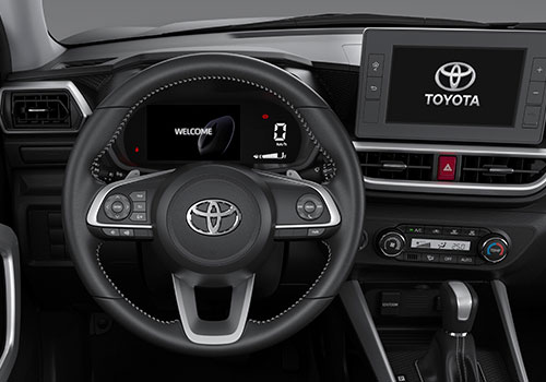 Inside Corolla XSE