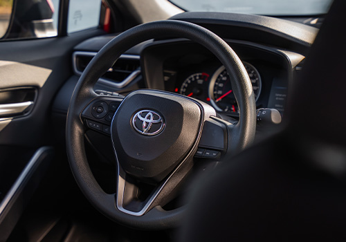 Inside Corolla XSE